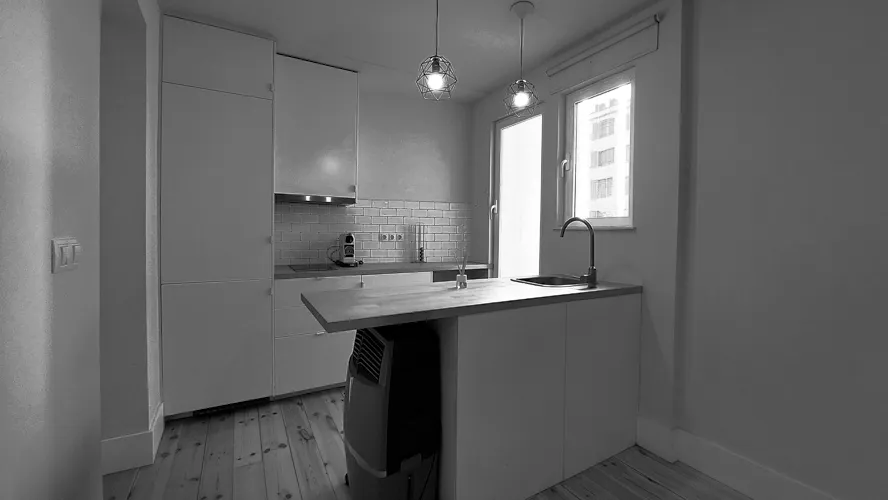 Foto de cocina en un piso en alquiler