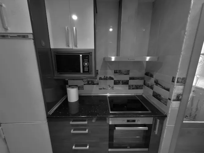 Foto de cocina en un piso en alquiler