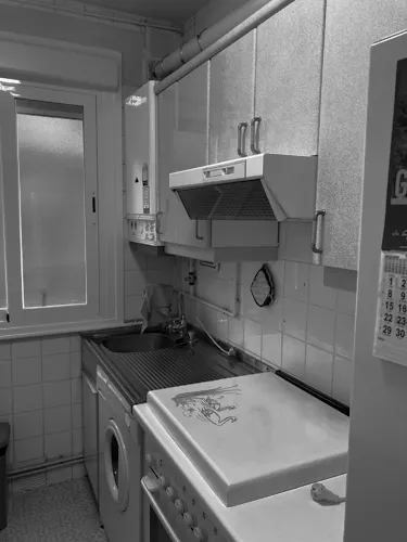 Foto de cocina en un piso en alquiler