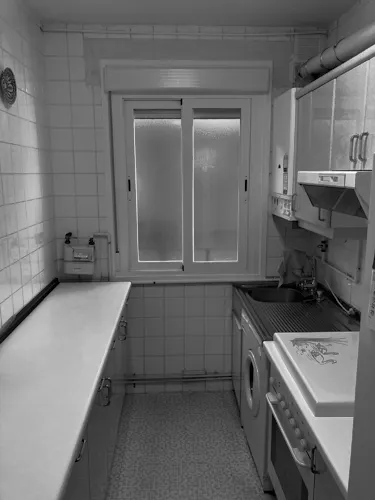 Foto de cocina en un piso en alquiler