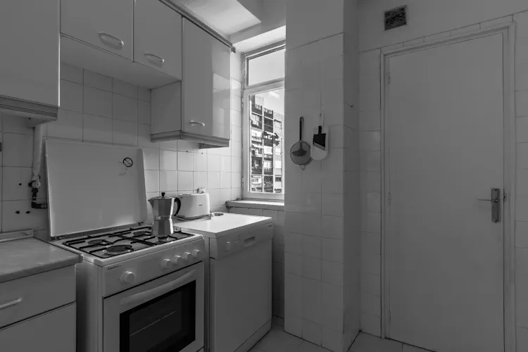 Foto de cocina en un piso en alquiler