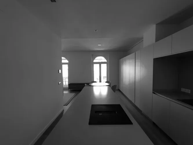 Foto de pasillo en un piso en alquiler