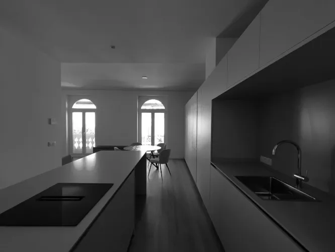 Foto de cocina en un piso en alquiler