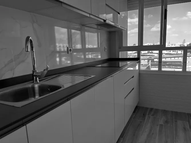 Foto de cocina en un piso en alquiler