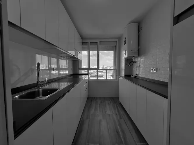 Foto de cocina en un piso en alquiler
