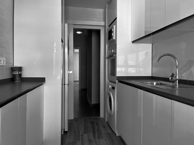 Foto de cocina en un piso en alquiler