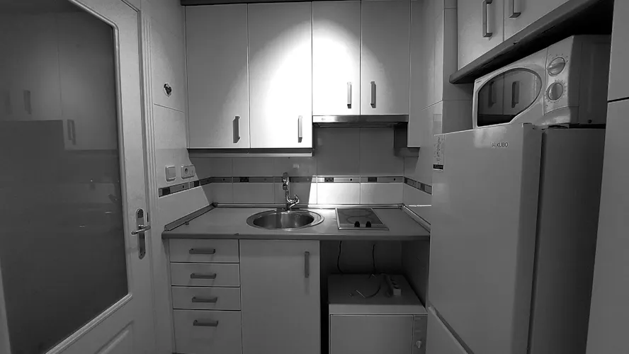 Foto de cocina en un piso en alquiler