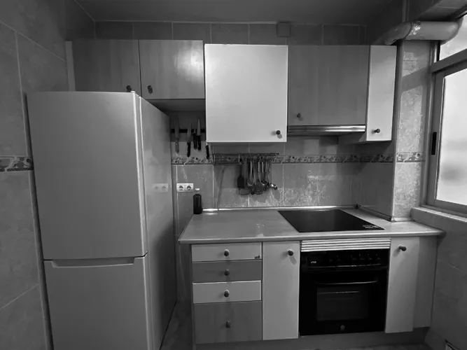 Foto de cocina en un piso en alquiler