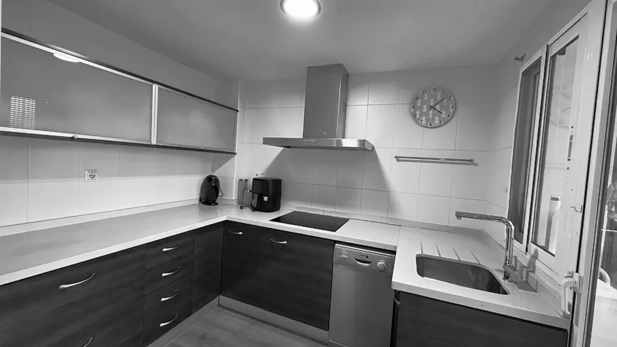 Foto de cocina en un piso en alquiler