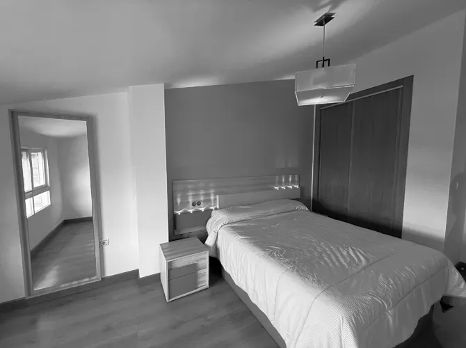 Foto de dormitorio en un piso en alquiler