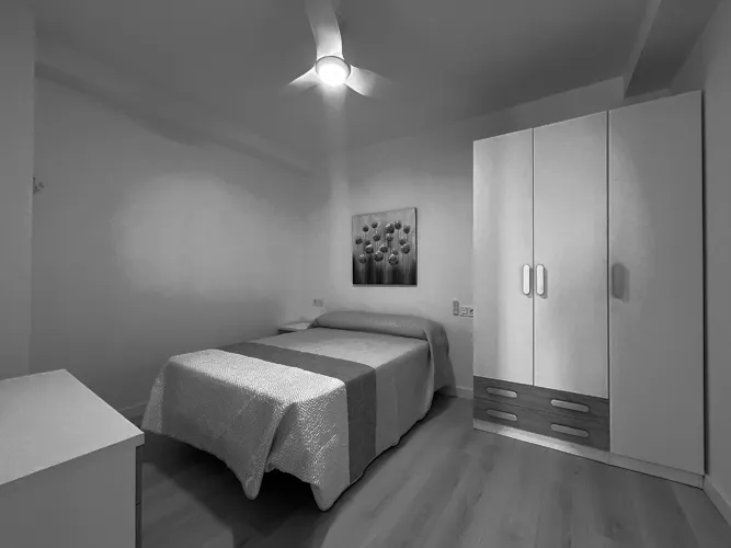 Foto de dormitorio en un piso en alquiler