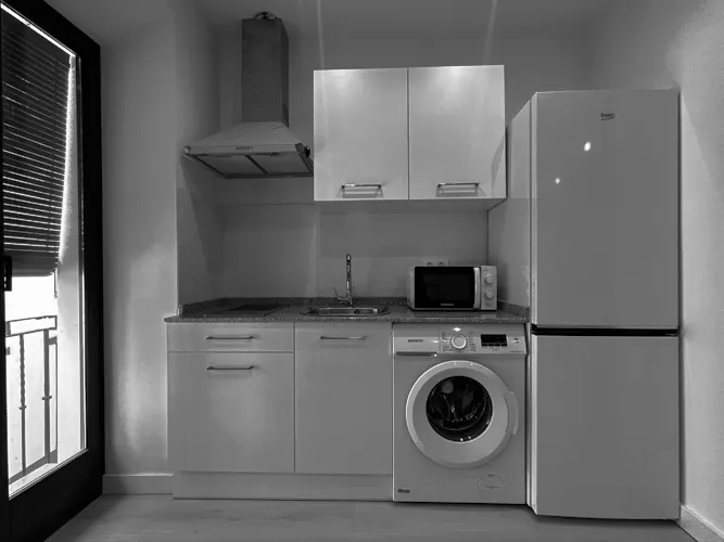 Foto de cocina en un piso en alquiler