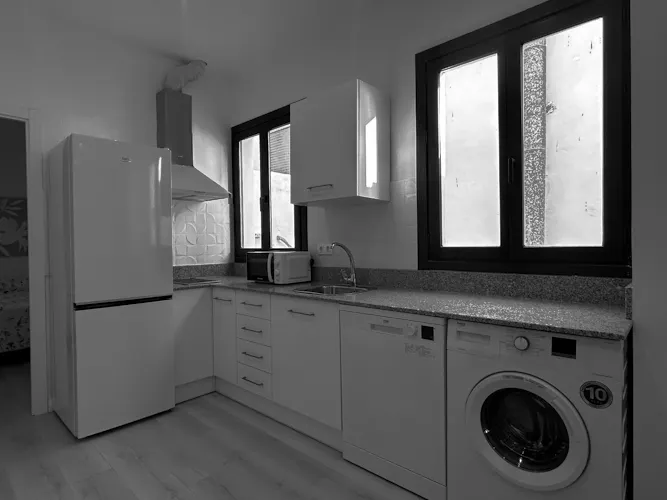 Foto de cocina en un piso en alquiler
