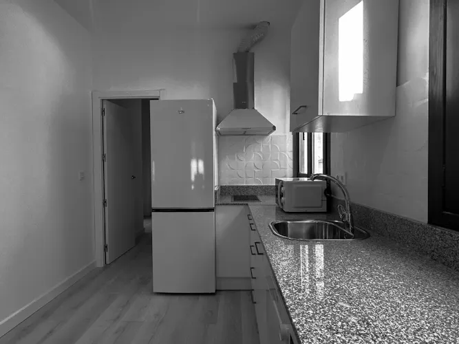 Foto de cocina en un piso en alquiler