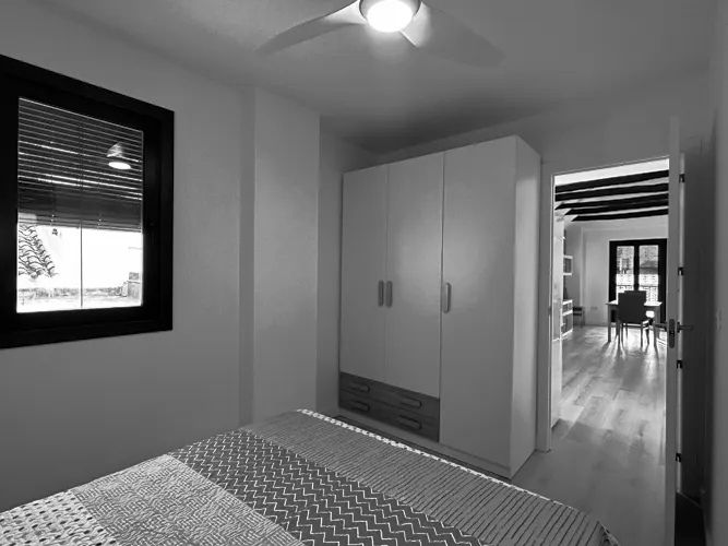 Foto de dormitorio en un piso en alquiler