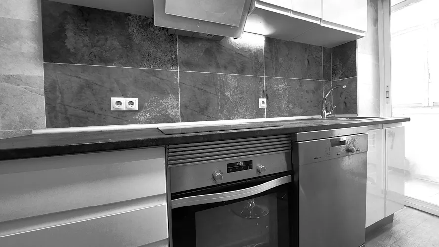 Foto de cocina en un piso en alquiler