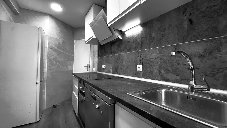 Foto de cocina en un piso en alquiler