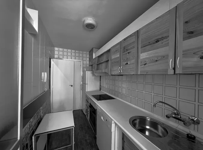 Foto de cocina en un piso en alquiler