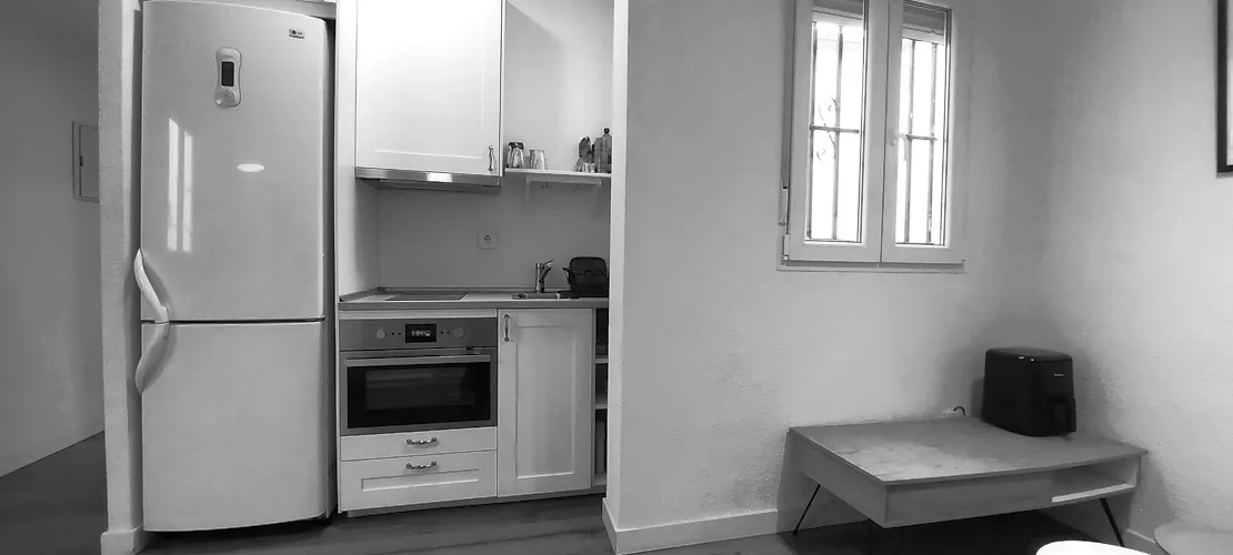Foto de cocina en un piso en alquiler