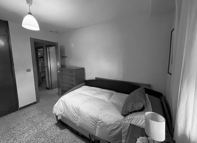 Foto de dormitorio en un piso en alquiler