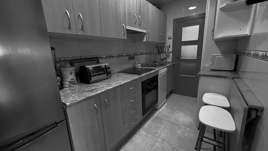 Foto de cocina en un piso en alquiler
