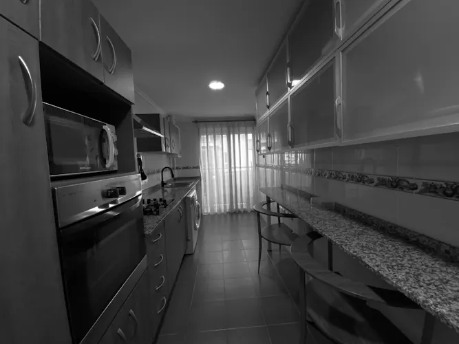 Foto de cocina en un piso en alquiler