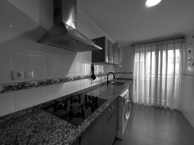 Foto de cocina en un piso en alquiler