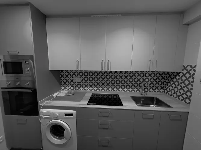 Foto de cocina en un piso en alquiler