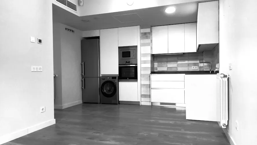 Foto de cocina en un piso en alquiler