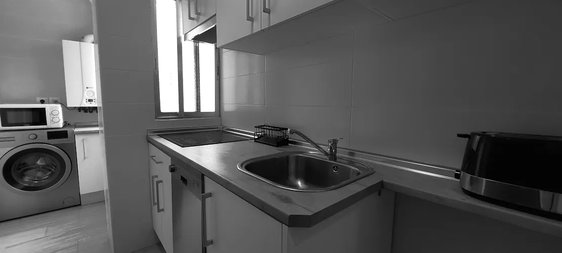 Foto de cocina en un piso en alquiler
