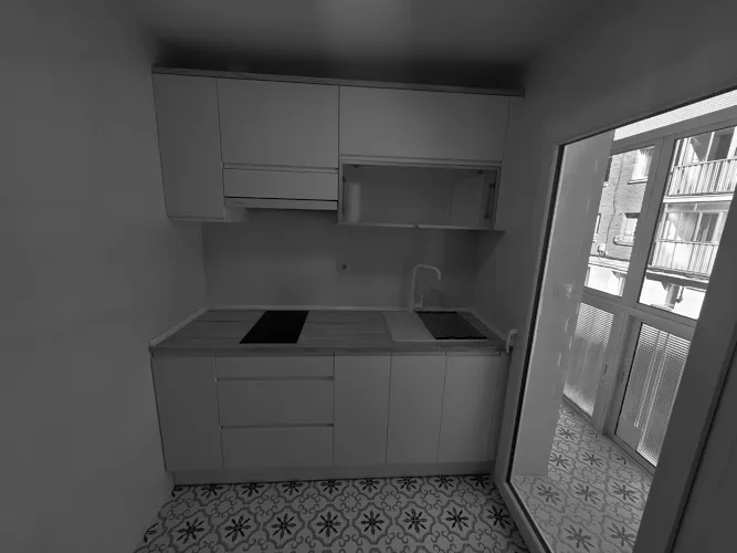 Foto de cocina en un piso en alquiler