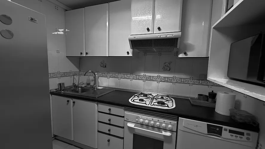 Foto de cocina en un piso en alquiler