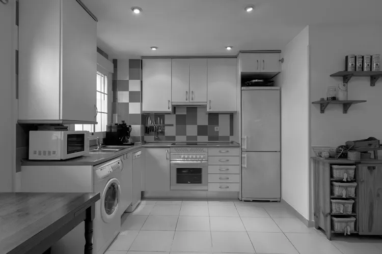 Foto de cocina en un piso en alquiler