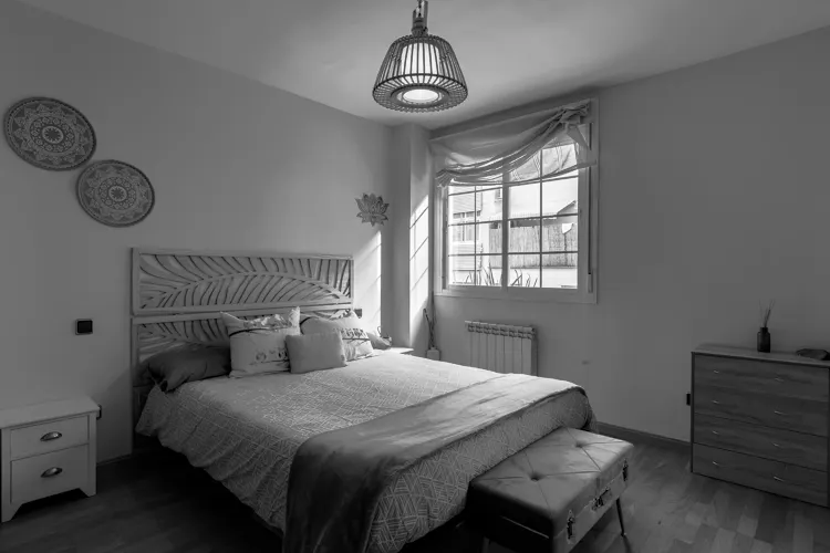 Foto de dormitorio en un piso en alquiler