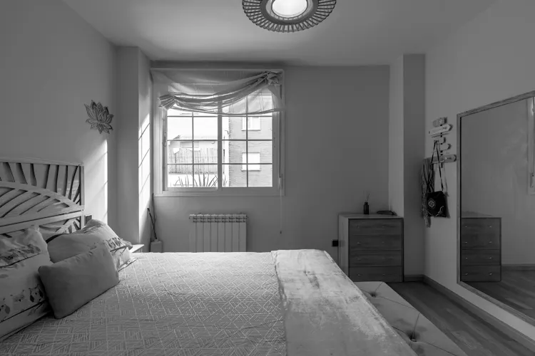 Foto de dormitorio en un piso en alquiler