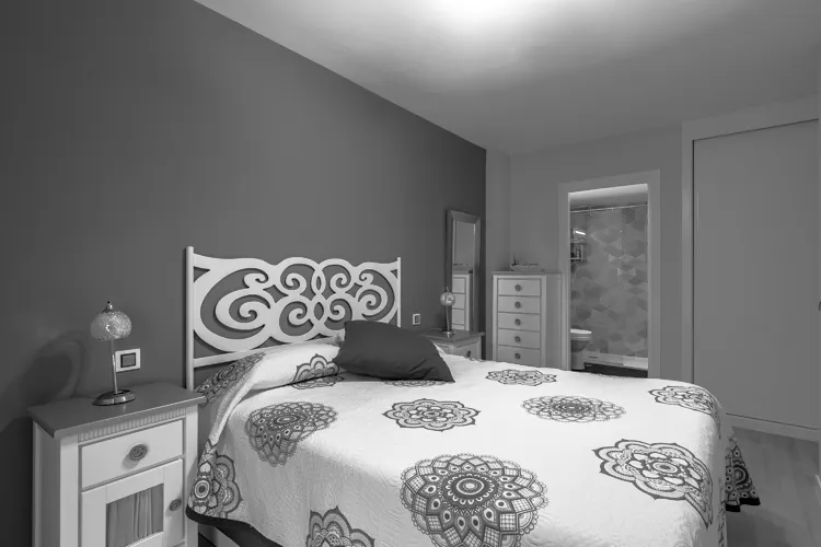 Foto de dormitorio en un piso en alquiler