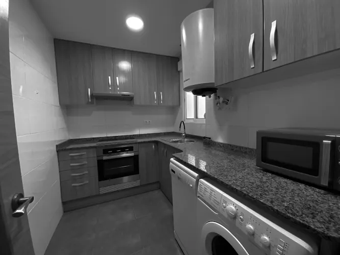Foto de cocina en un piso en alquiler
