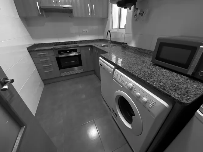 Foto de cocina en un piso en alquiler