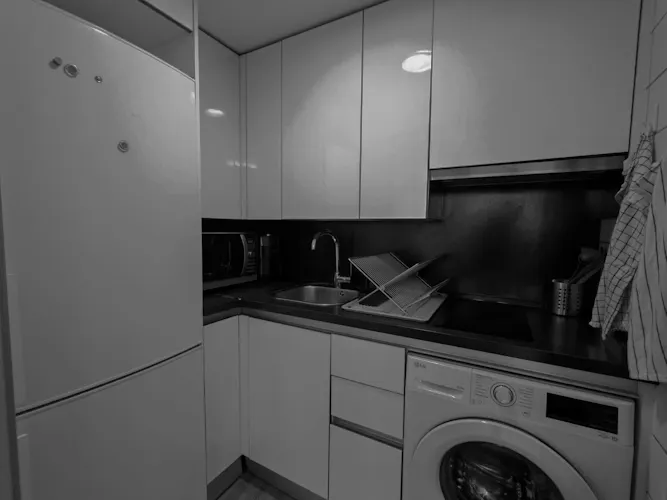 Foto de cocina en un piso en alquiler