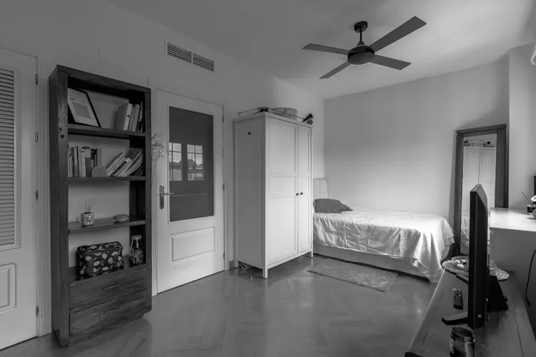 Foto de dormitorio en un piso en alquiler