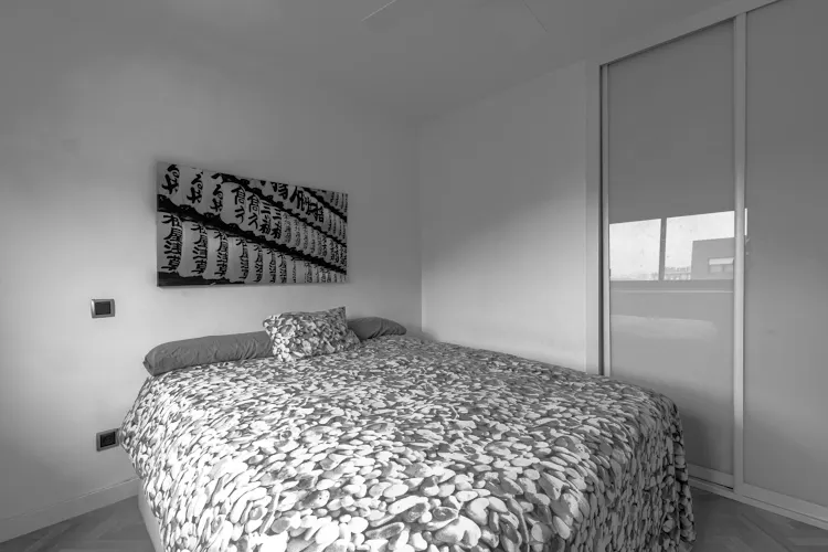 Foto de dormitorio en un piso en alquiler
