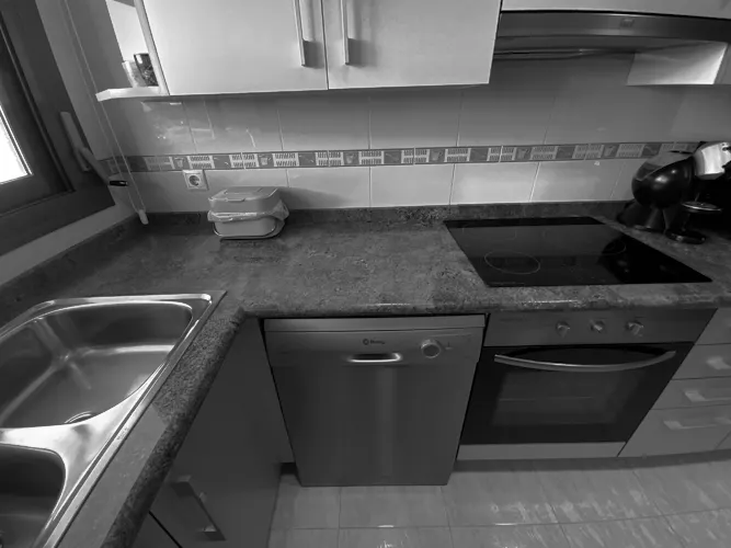 Foto de cocina en un piso en alquiler