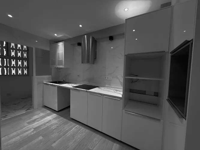 Foto de cocina en un piso en alquiler