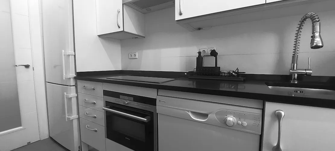 Foto de cocina en un piso en alquiler