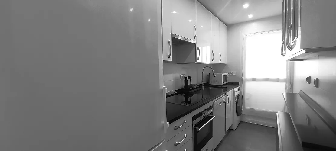 Foto de cocina en un piso en alquiler