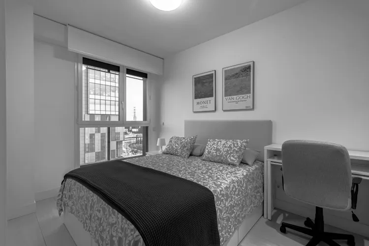 Foto de dormitorio en un piso en alquiler