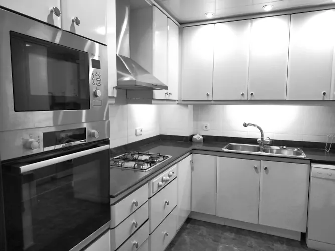 Foto de cocina en un piso en alquiler