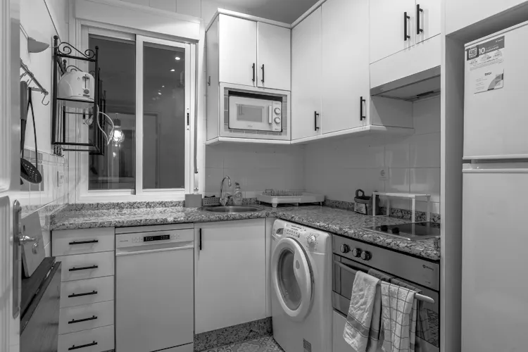 Foto de cocina en un piso en alquiler