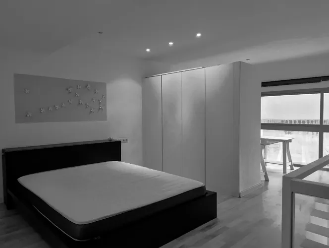 Foto de dormitorio en un piso en alquiler