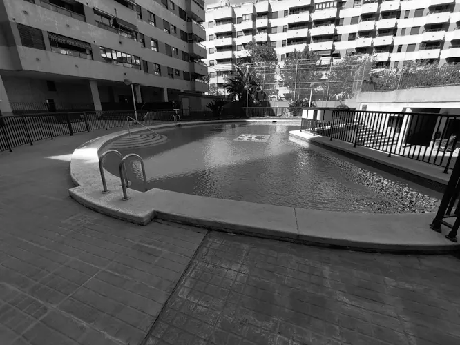 Foto de piscina en un piso en alquiler